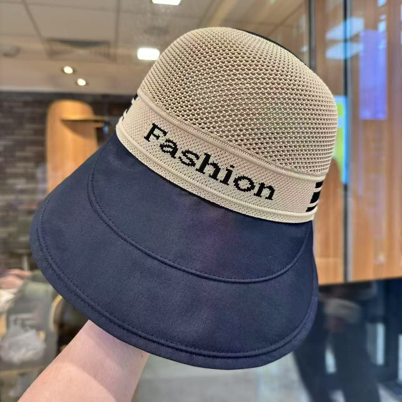 🌴 Women's Trendy Breathable Sun Bucket Hat – Side Clips for Face Mask, UV Protection & Foldable