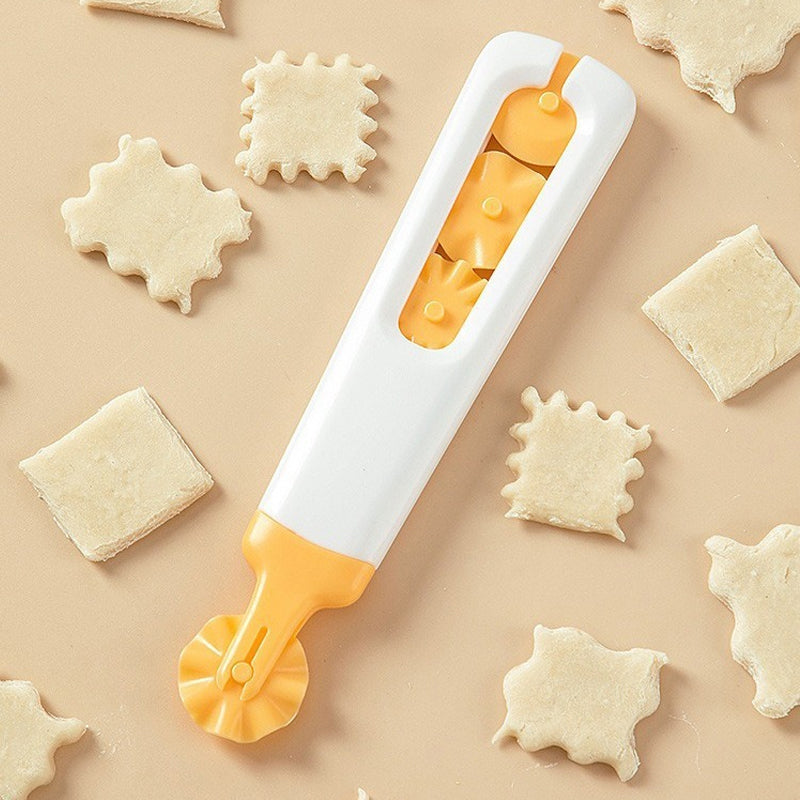 4-in-1 Multi-Function Dough Cutter Rotary Wheel
