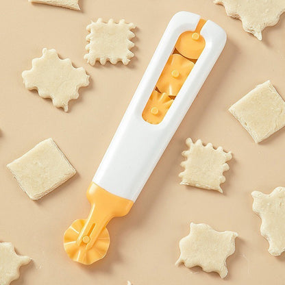 4-in-1 Multi-Function Dough Cutter Rotary Wheel