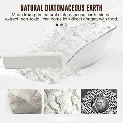 🏡Diatomite Moisture-Proof & Deodorizing Tablet – Absorbs Moisture, Prevents Mold, Freshens Air for Closet, Shoe Rack & Bathroom