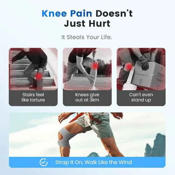 Adjustable Knee Protection Booster – Compression Support & Non-Slip | Breathable