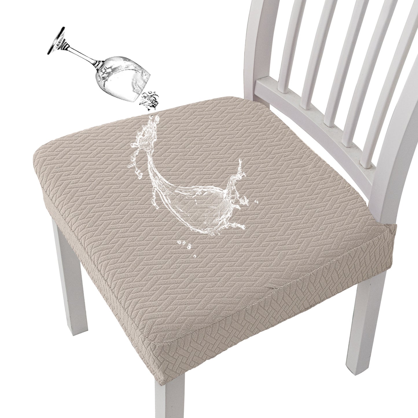 🪑Simple Waterproof Stretchy Chair Cover – Elastic, Anti-Slip & Easy to Clean, Water-Resistant for Quick Wipe 🛡️
