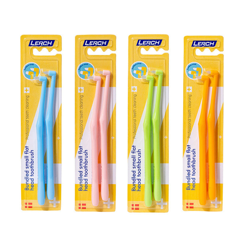 2-Pack Orthodontic Toothbrush – Soft Bristles for Braces