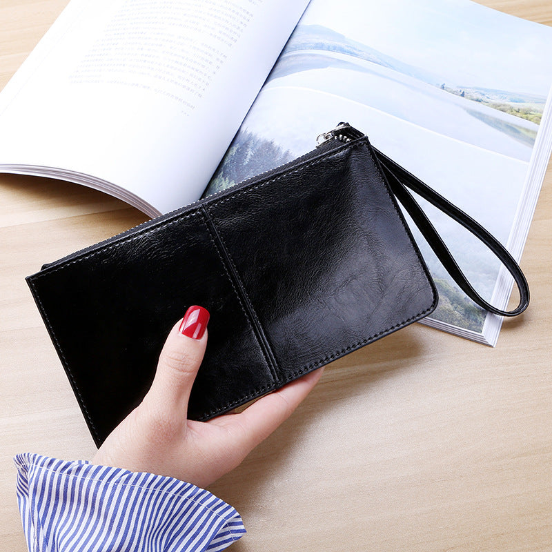 👛Large Capacity Zipper Wallet – Multi-Card Slots, Holds Phone, Cash & ID, All-in-One for Daily Outings