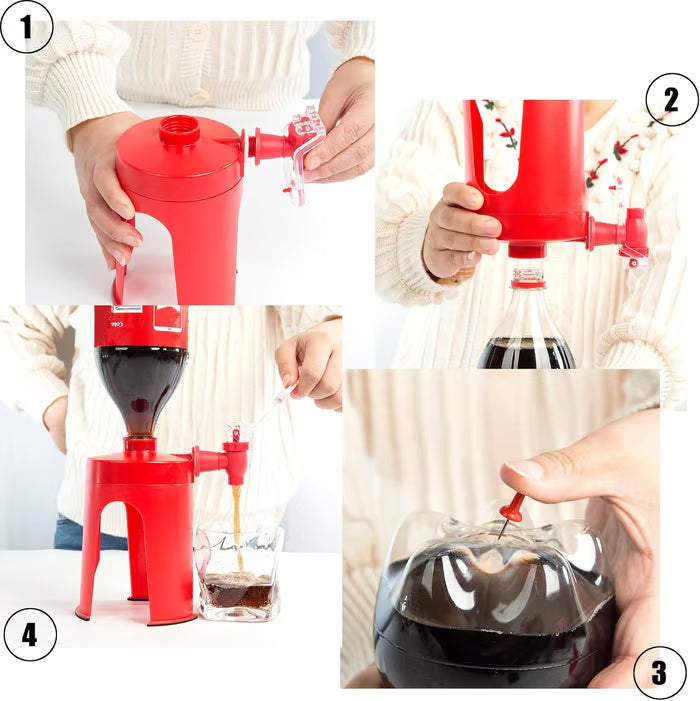 🥤Hand Press Carbonated Drink Dispenser🫧