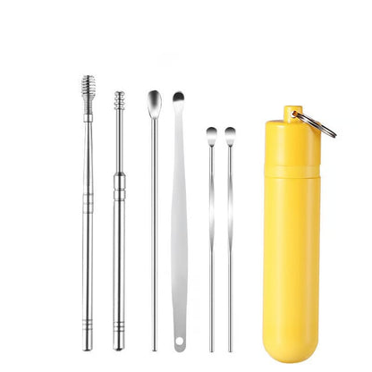 Set Ear Wax Removal Tool Set with Storage Tube