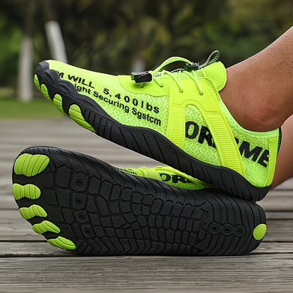 Men's Lightweight Quick-Dry Water Shoes – Non-Slip PU Sole