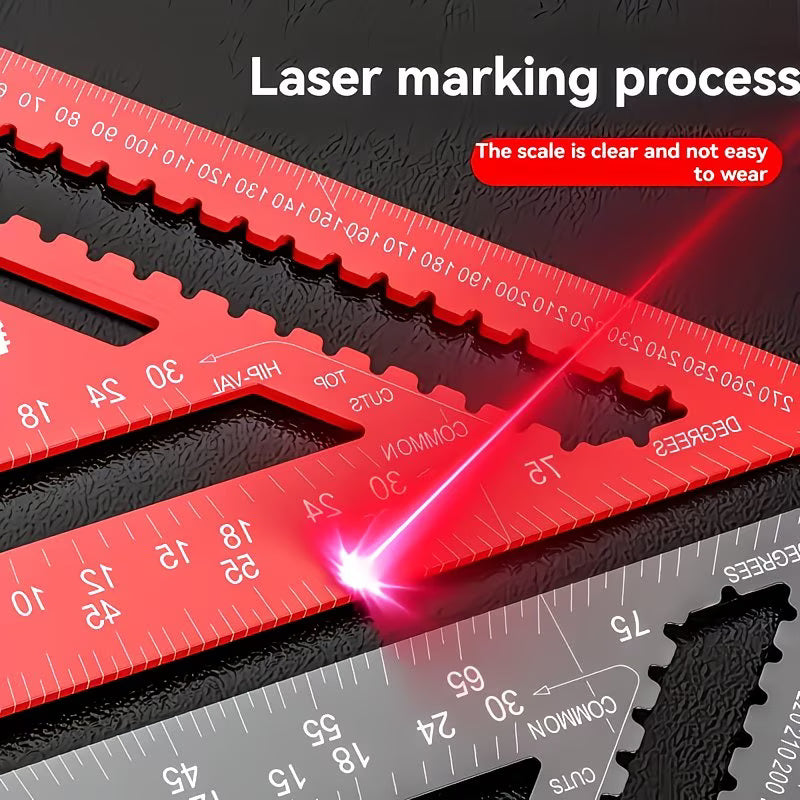 🔧📏Precision Carpenter Square Hole Scribing Ruler