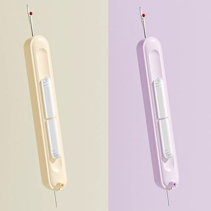 Dual-Head Hand Sewing Tool – 2-in-1 Needle Threader and Stitch Remover