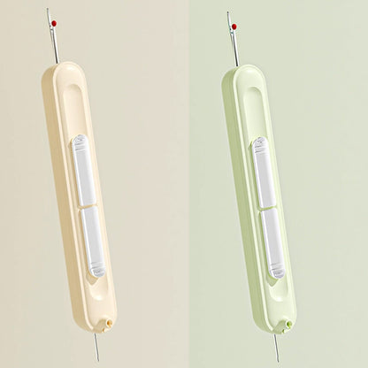 Dual-Head Hand Sewing Tool – 2-in-1 Needle Threader and Stitch Remover