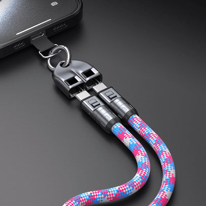 Type-C to Type-C 240W Charging Cable with Wearable Bracelet Design