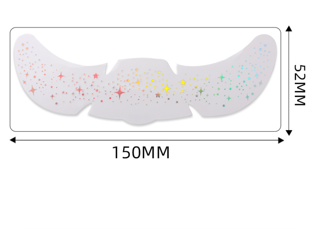 Gold foil freckle stickers, waterproof