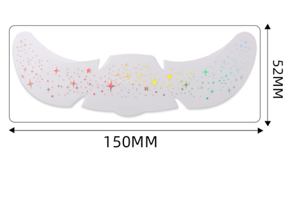 Gold foil freckle stickers, waterproof