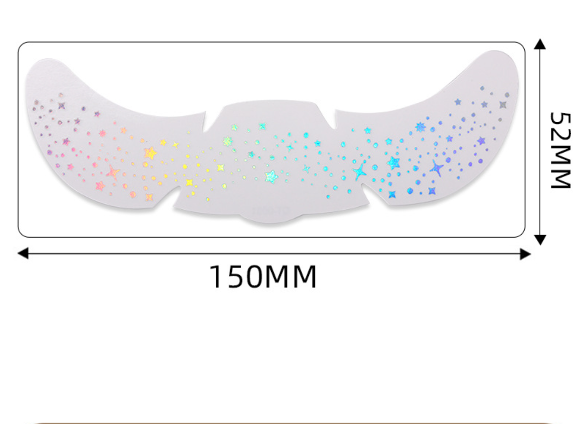 Gold foil freckle stickers, waterproof