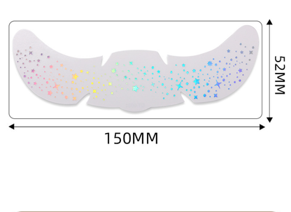 Gold foil freckle stickers, waterproof