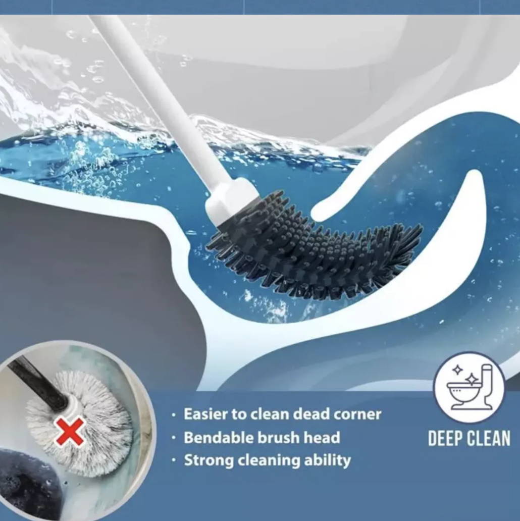 Flexible Silicone Toilet Brush