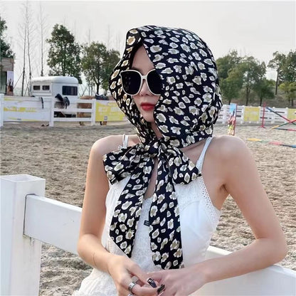 Fashionable head scarf, styles windproof and sun protection scarf