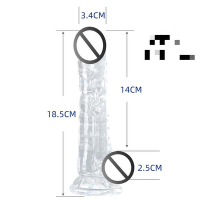 Realistic Transparent Crystal, Soft & Flexible