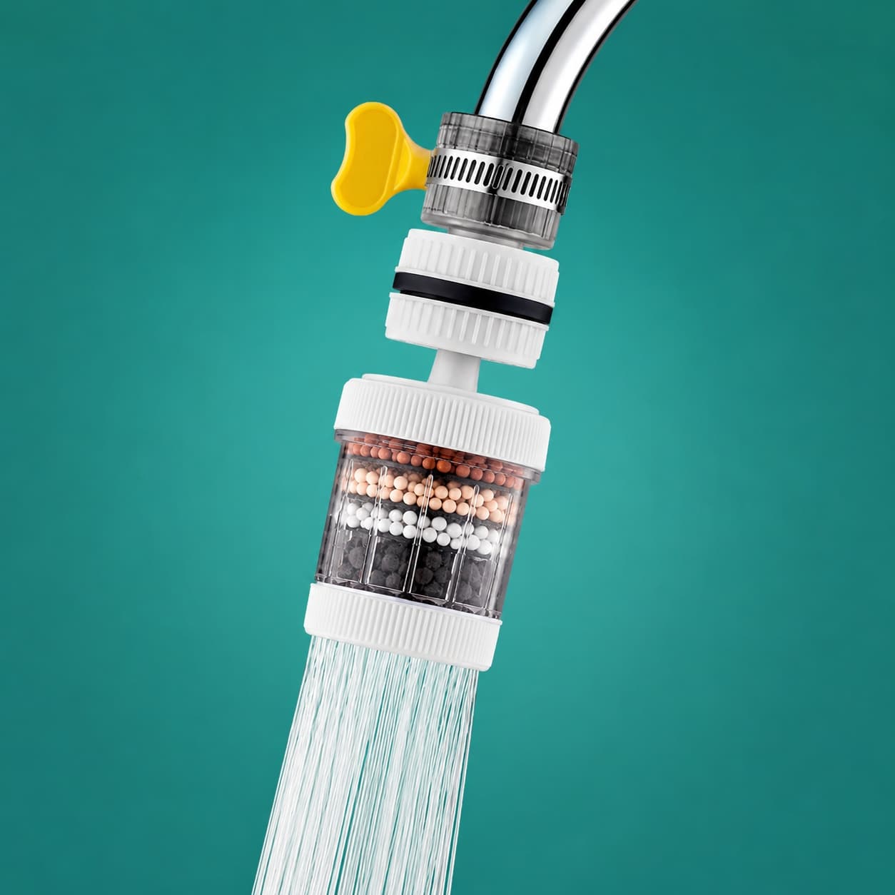 6-Layer Faucet Filter｜Cleaner Water Every Day