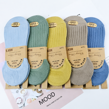 Men’s Cotton Spring & Summer Low-Cut Socks – 10 Pairs Value Pack