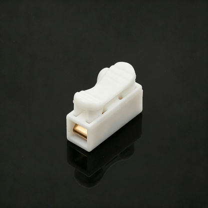🟡Brass Spring Quick Connector – Safe & Flame-Retardant, No Tools Needed