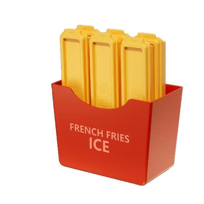 French Fry-Shaped Silicone Ice Stick Mold