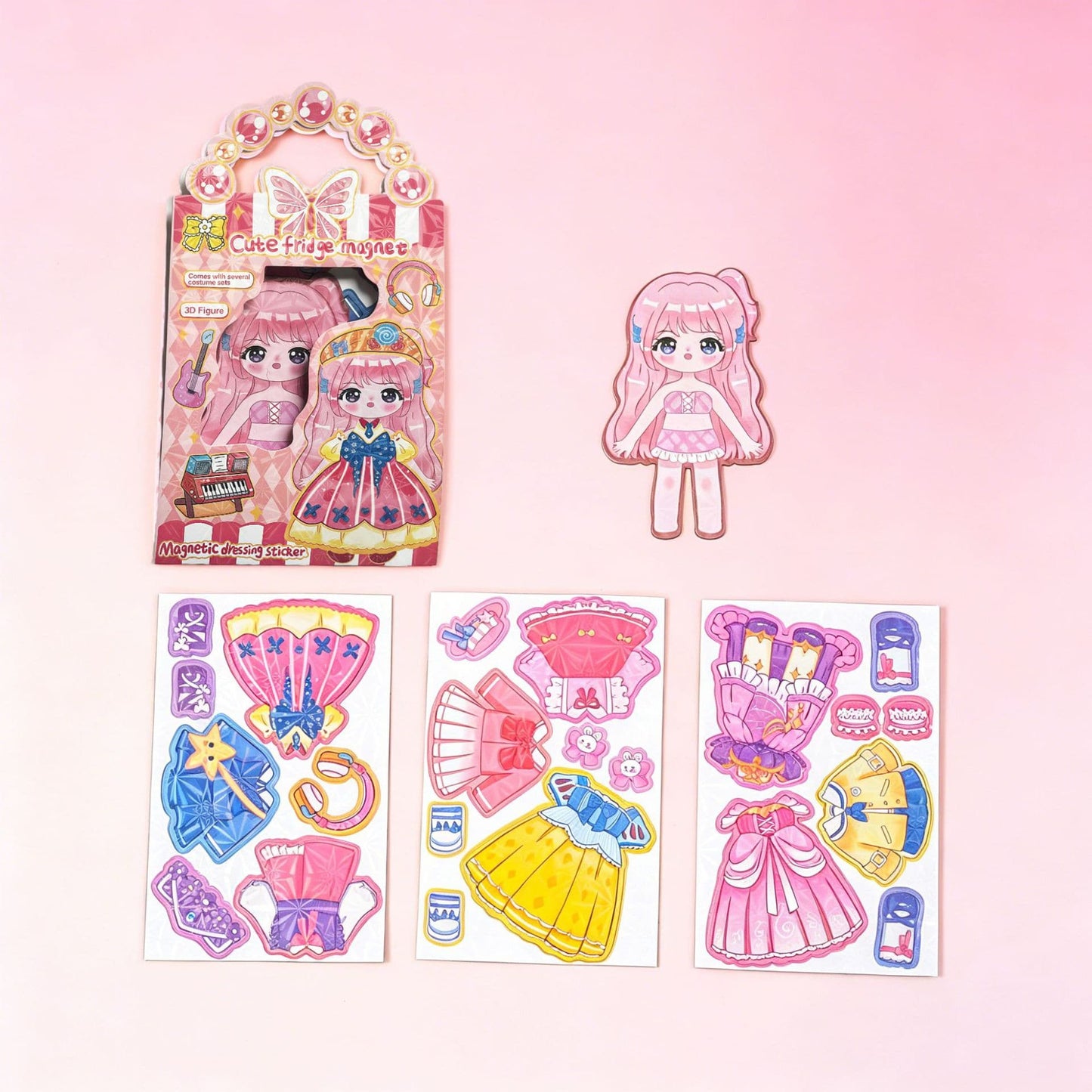 Magnetic Dress-Up Dolls – Reusable & Educational 👗🎨
