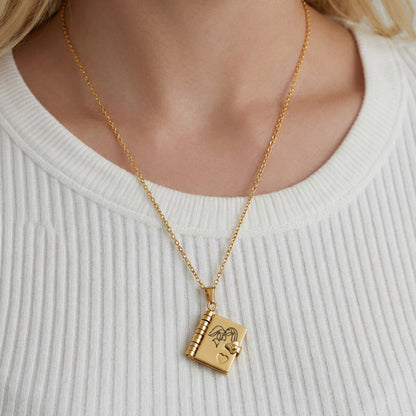 My Little Star Book Necklace