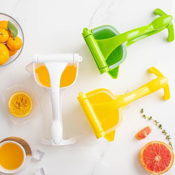 🍋Manual Fruit Juicer – Hand Press for Lemon, Orange & Lime, Great for Curry, Marinades & Drinks, Practical Kitchen Tool