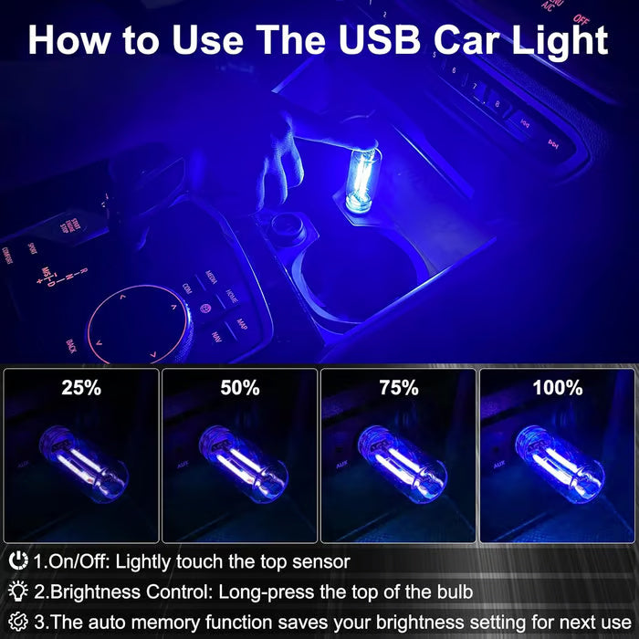 Car USB Night Light Bulb