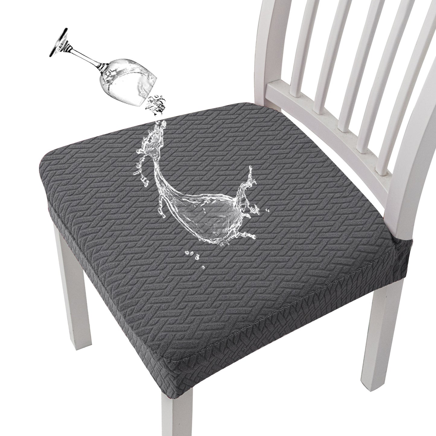 🪑Simple Waterproof Stretchy Chair Cover – Elastic, Anti-Slip & Easy to Clean, Water-Resistant for Quick Wipe 🛡️