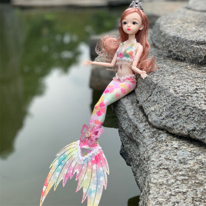 Drill Tail Mermaid Princess Doll