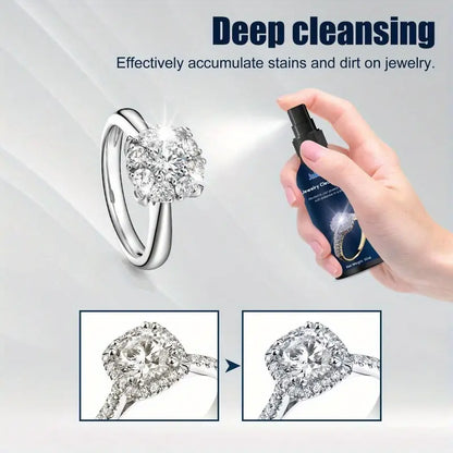 Jewelry Cleaner Spray - Safe for Delicate Chains, Rings, Earrings