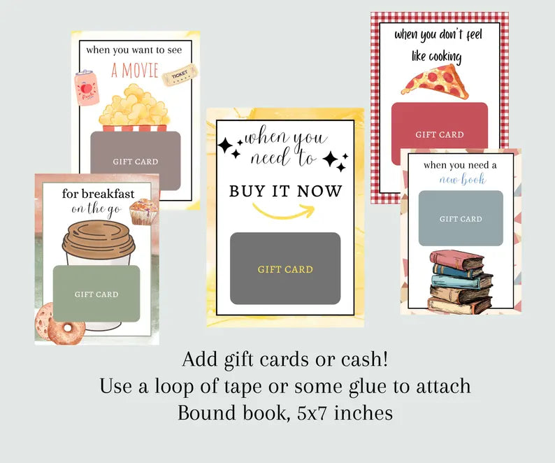 Christmas Gift Card Book 🎁Surprises On Every Page📚Hardcover & Durability