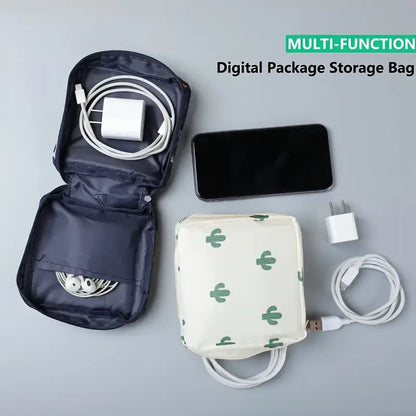 Creative Minimalist Sanitary Pad Storage Bag, also suitable for cosmetics, keychains, and data cables