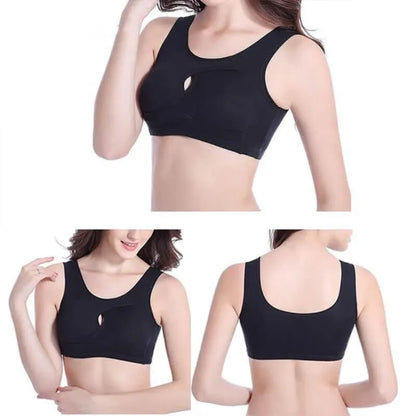 Women's Hollow-Out Sports Push-Up Bra
