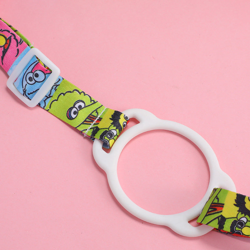 Cartoon Water Bottle Strap Lanyard | Portable Crossbody Holder with Silicone Ring for Cup, Bottle, Drink