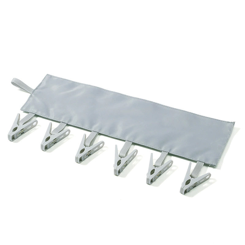 Portable Foldable Velcro Clothes Hanger – Fabric Storage Rack