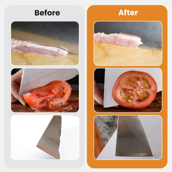 Outdoor Portable Dual-purpose Whetstone – Coarse & Fine Dual Sides, Quick Sharpening for Kitchen, Outdoor & Fishing