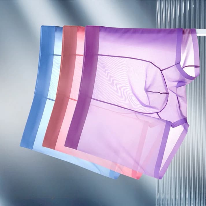 Ice Silk Men's Boxer Shorts