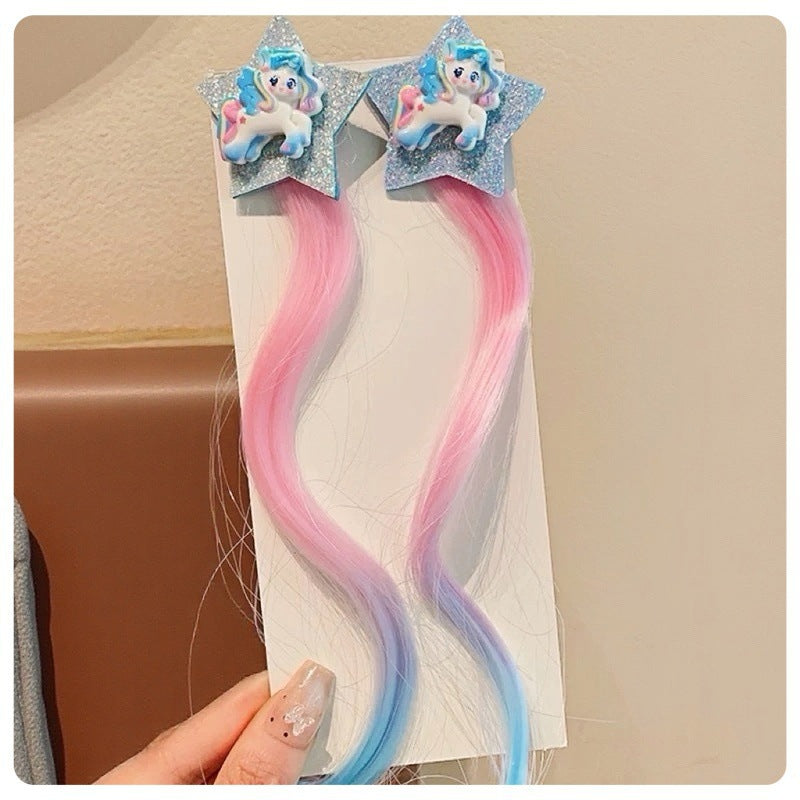 Kids Braided Hair Clip – Instant Braid Hairpiece, Cute & Playful Hair Accessory for Girls