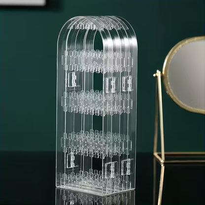 240-Hole Large Capacity Oval Jewelry Organizer