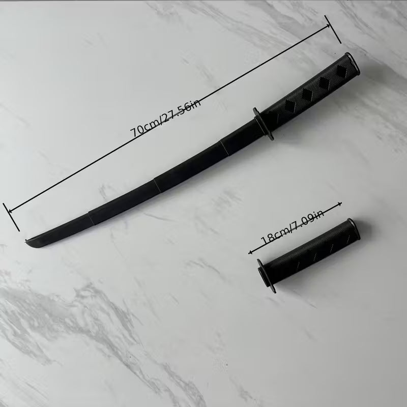 Retractable Role-Playing Katana - Plastic Samurai Prop Sword