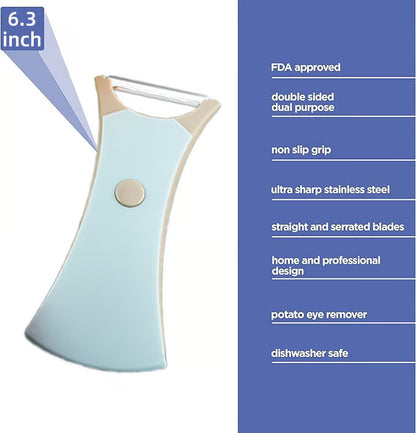 Multifunctional Rotary 2-in-1 Peeler and Grater