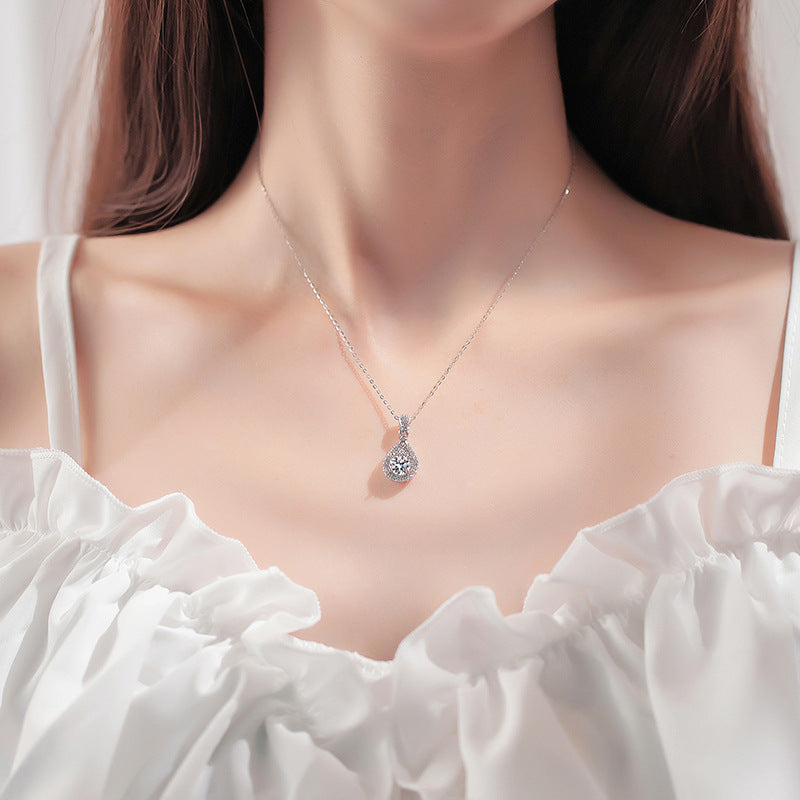 Moissanite Water Drop Necklace