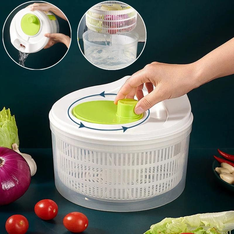 3L Manual Veggie Spinner – Spin Dry After Washing