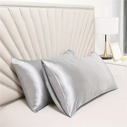 Luxury Breathable Soft Faux Silk Pillowcase