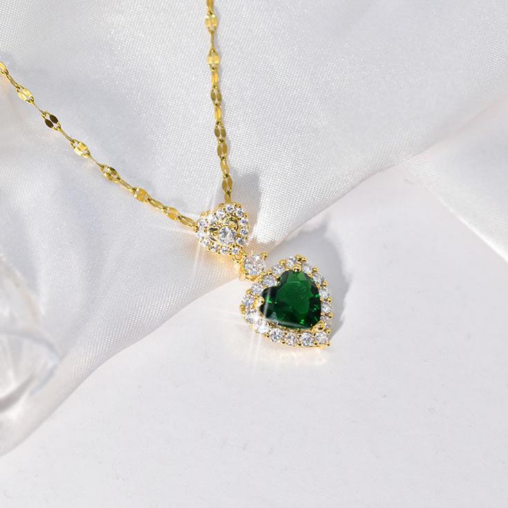 Love necklace earrings set