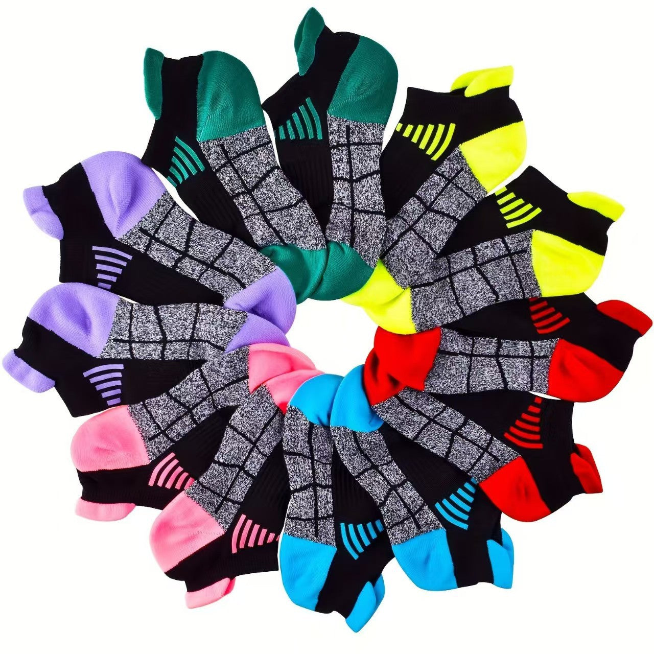 Breathable Moisture-Wicking Sports Socks
