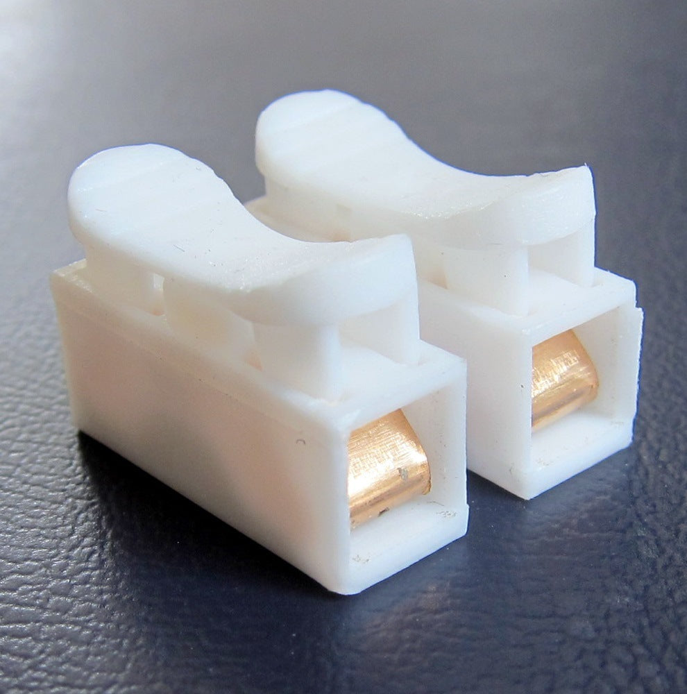 🟡Brass Spring Quick Connector – Safe & Flame-Retardant, No Tools Needed